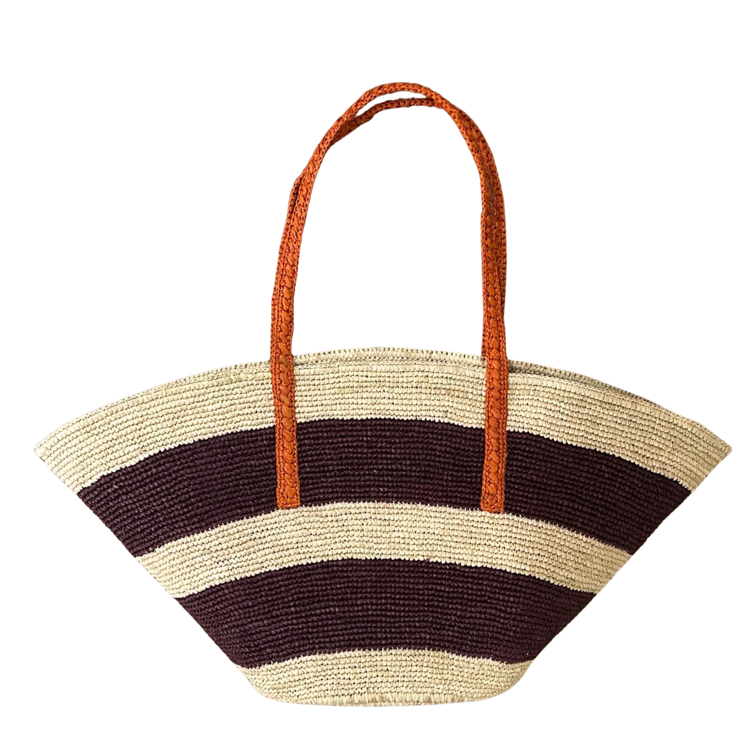Croisette Lagon - Raffia bag
