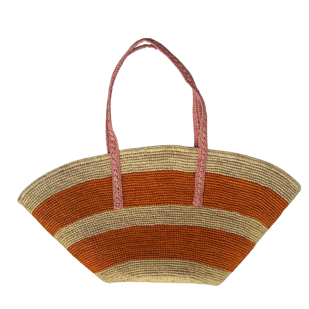 Croisette Lagon - Raffia bag