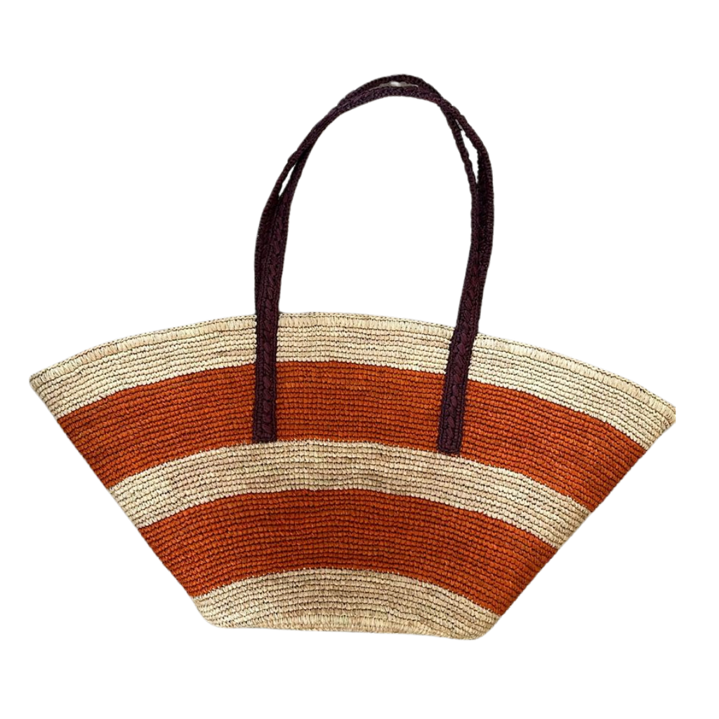 Croisette Lagon - Raffia bag