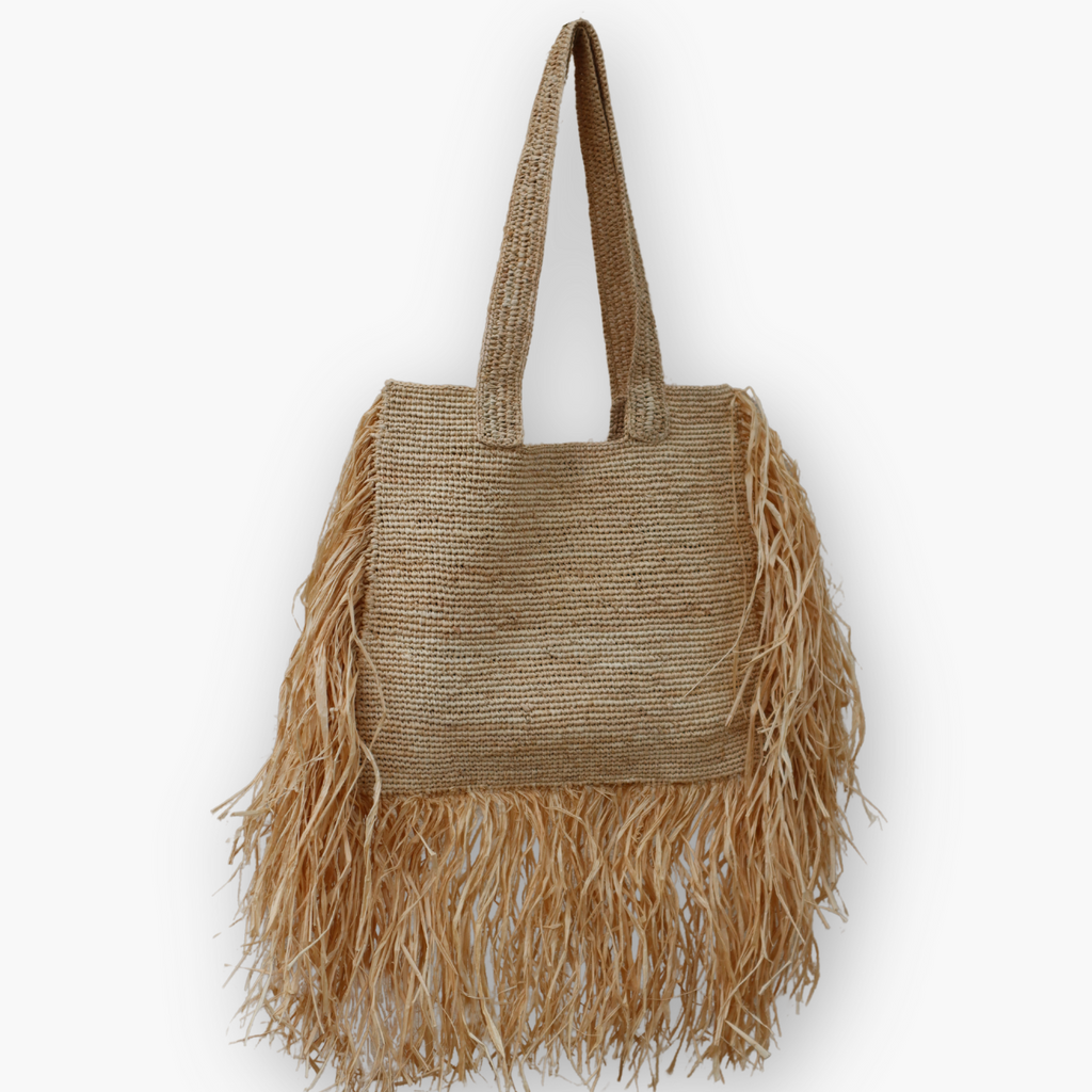 sac raphia a frange